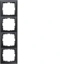 Hager-Berker-B-Kwadrat-S-1-Ramka-4-krotna-mat-antracyt-EAN-GTIN-4011334471431.webp