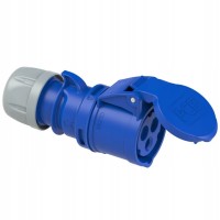 PCE Gniazdo przenośne Shark 16A 230V 2P+Z IP44 213-6