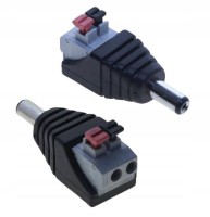 Wtyk DC 2,1x5,5 szybkozłączka ID-0142