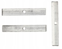TAŚMA aluminiowa cięta w paski 8cm/1cm/1mm  PT-3  80mm
