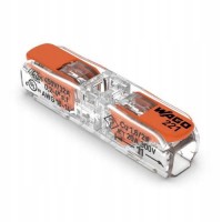 WAGO Szybkozłączka przelotowa 2x 0,2-4mm2 zaciskana na linkę/drut 450V/41A 221-2411 1szt.
