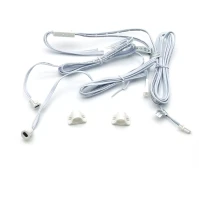 Włącznik sensor podwójny do szaf biały 60/100W 12-24V ID-0219