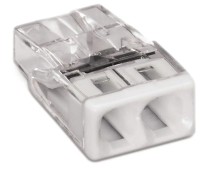 WAGO COMPACT Szybkozłączka 2x 0,5-2,5mm2 na drut 450V/24A 2273-202 1szt.
