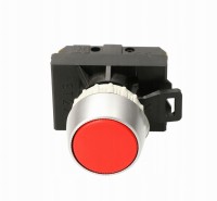 SPAMEL Przycisk sterowniczy 22mm czerwony z samopowrotem 1R ST22-KC-01