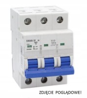 LcTec EBS9B Wyłącznik nadprądowy 3P B 16A 6kA 490532