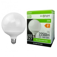 Żarówka Ecolight GLOBE E27 25W 3000K 2250lm EC20421