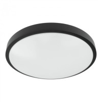 Ecolight PLAFON 2xE27 N/T OKRĄG CZARNY EC20444