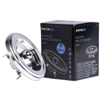 PATRON Żarówka halogenowa AR111 35W 12V G53 320lm 8° 05069 Halospot 111