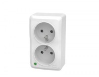 Elektro-Plast BERG Gniazdo podwójne z uziemieniem n/t 2x2P+Z 16A 3743-00