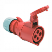 PCE Gniazdo przenośne Shark 32A 3P+Z 400V 50/60Hz 6h IP44 224-6