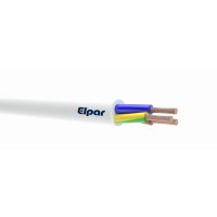 Elapr przewód oponowy w PCV OMY 3x1 H03VV-F 300/300V BIAŁY