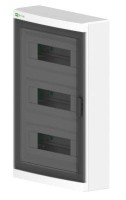 Elektro-Plast Rozdzielnica natynkowa Elegant 3x12 IP40 N+PE drzwi przezroczyste 2445-01