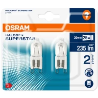 Żarówka OSRAM 66720 HALOPIN SST 20W 230V G9 BLI2