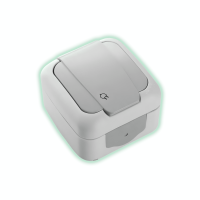 Viko by Panasonic Palmiye Gniazdo natynkowe IP54 szary