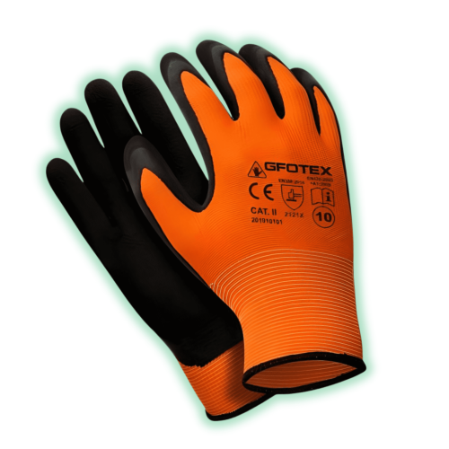 RĘKAWICE LATEX PIANKA 10 ORANGE *12 SUPER L2003, GFOTEX