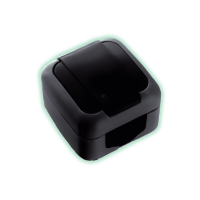Viko by Panasonic Palmiye Gniazdo natynkowe IP54 czarny