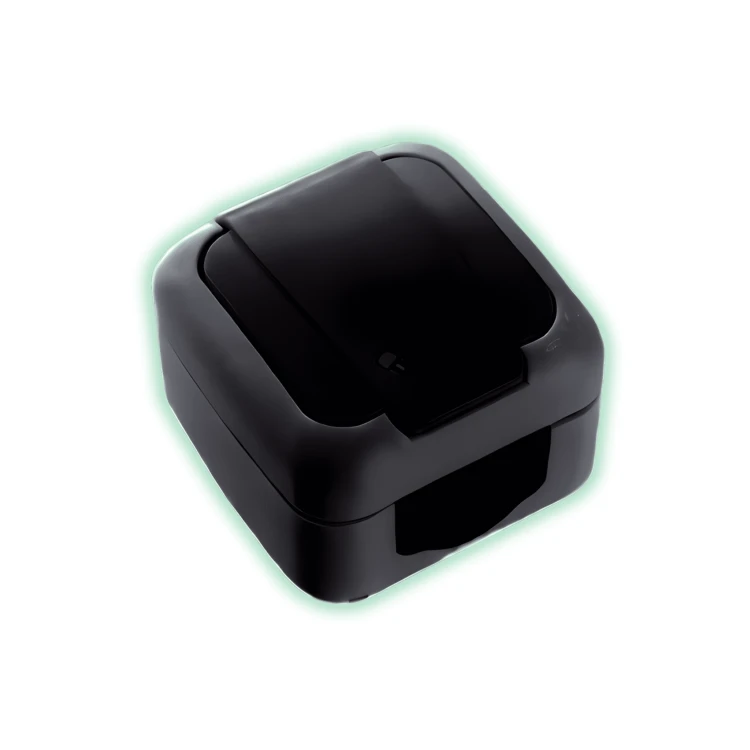 Viko by Panasonic Palmiye Gniazdo natynkowe IP54 czarne