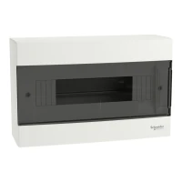 SCHNEIDER EASY9 ROZDZIELNIA PLASTIKOWA NT 12M 1X 12M N+PE 185X285X96.5 IP40 IK07 DRZWI DYMNE BIAŁY