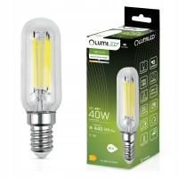 LUMILED Żarówka LED lodówka E14 T25 4W 440lm 4000K Neutralna Filament