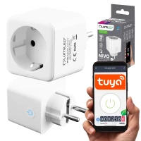 LUMILED Inteligentne Gniazdko WiFi Watomierz Programator Timer TUYA SMART NIVO