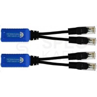 Splitter Pulsar P-POE2 (2xRJ45  wtyk - 1xRJ45 gniazdo)