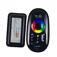 Ecolight Sterownik RGBW dotykowy 24A 288W RF CZARNY EC20352