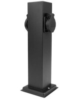 Ecolight Słupek Ogrodowy z dwoma gniazdami 230V EC61012