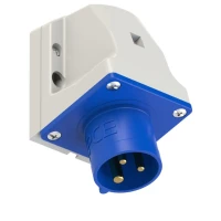 Wtyczka odbiornikowa 16A 3P 230V niebieska IP44 513-6