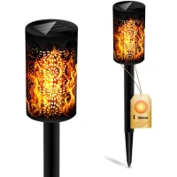 Lampa solarna wbijana LED POCHODNIA efekt OGIEŃ PŁOMIEŃ ogrodowa