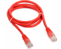 Patchcord skrętka GETFORT  kat.5e UTP 1 m czerwony (12091)