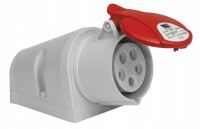Gniazdo siłowe stałe IP44 16A 5P 400V B.1036