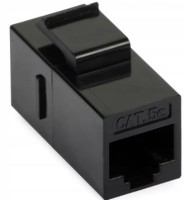 Łącznik modularny Keystone czarny RJ-45  kat.5e J2301