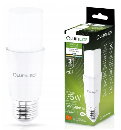 LUMILED LED STICK 10W 1055LM E27 NB CCD
