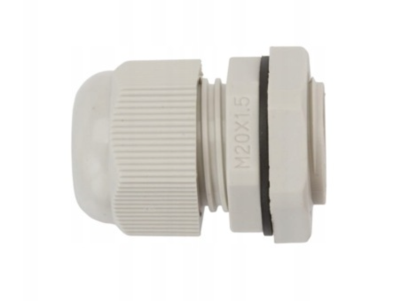 Dławnica kablowa poliamidowa M20 IP68 DP-EN 20 HM szara E03DK-01040100301