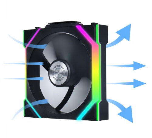 Wentylator Lian Li UNI FAN SL Wireless ARGB PWM 120mm Black