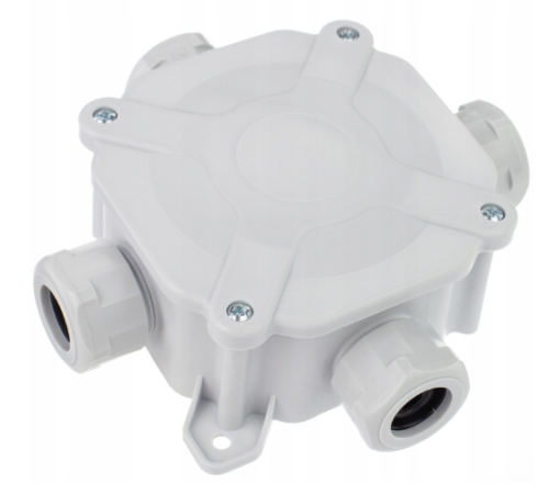 Puszka n/t hermetyczna PH PG16 75x75x33 5x4mm2 IP67 szara A.0035
