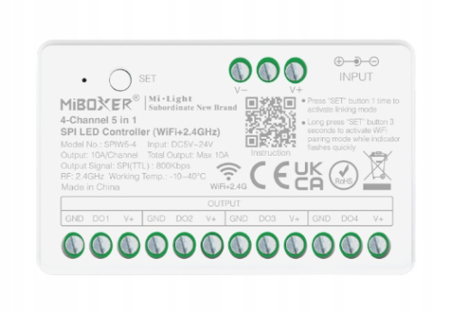 Sterownik do Taśm LED cyfrowych 5w14-kanałowy WI-FI+2.4G