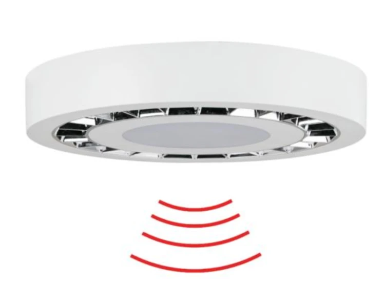 Plafon LED AL93-20-300 20W 3000-5700K 1600-1850lm, z czujnikiem ruchu, IP54, biała, okrągły 93632