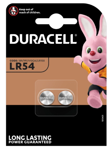 Bateria Duracell LR1130 LR54 189 /B2/P10/P100
