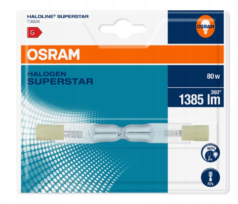 OSRAM HALOLINE SST 80W 230V R7S