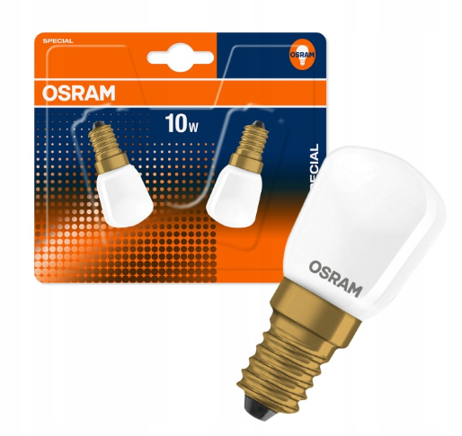 Żarówka OSRAM ŻAR SPC T25 /57 FR 10W 230V E14 BLI2 lodówka piekarnik maszyna do szycia