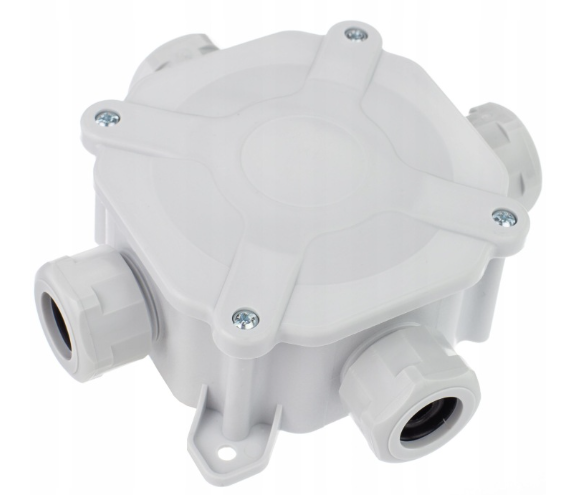 Puszka n/t hermetyczna PH PG16 75x75x33 5x4mm2 IP67 szara A.0035