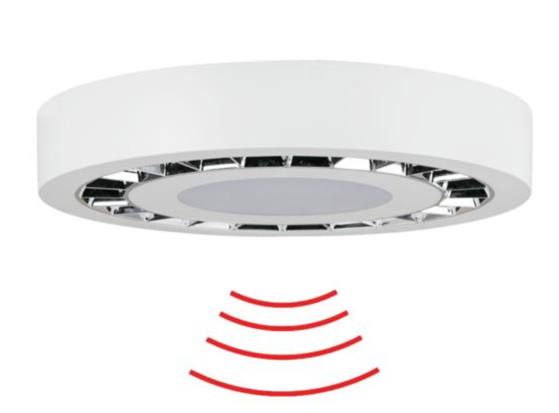 Plafon LED AL93-20-300 20W 3000-5700K 1600-1850lm, z czujnikiem ruchu, IP54, biała, okrągły 93632